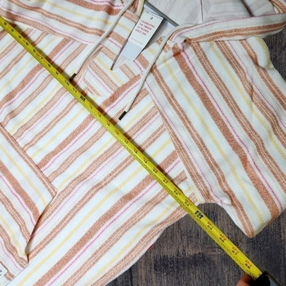 ROXY Wild & Free Striped Poncho Hoodie Size XXL - Picture 12 of 15